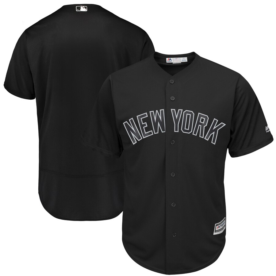Men's New York Yankees Majestic Black 2019 Players' Weekend Replica Team Stitched MLB Jersey